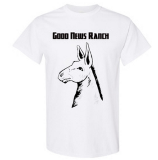 Short sleeve Good News Ranch Donkey t-shirt